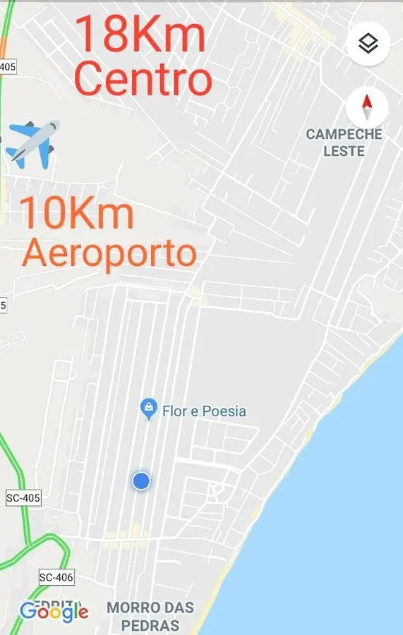 Séjour chez l'habitant Suite No Campeche Sul - 4 Pessoas Florianópolis